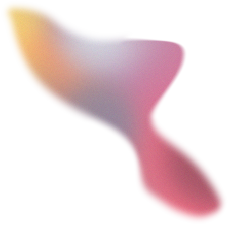 Glowy Gradient Abstract Brush Stroke Blob