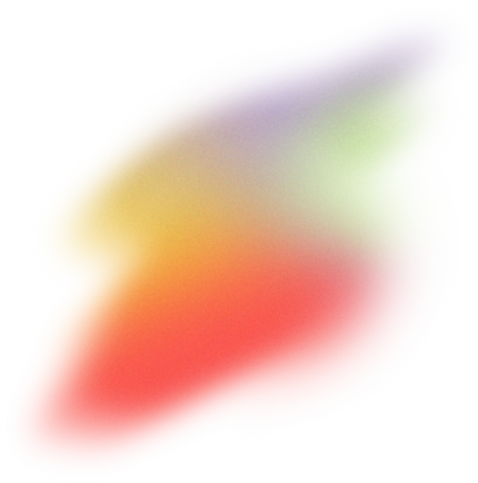 Glowy Gradient Abstract Brush Stroke Blob