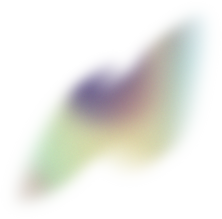 Glowy Gradient Abstract Brush Stroke Blob